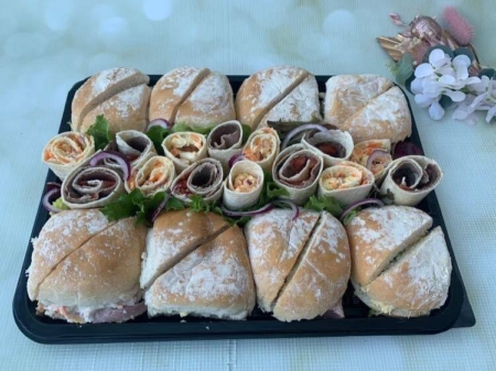 Baps and Wraps Platter by Buttercream Beauties