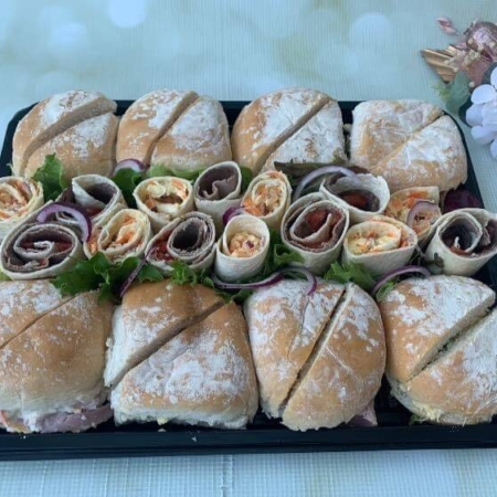 Baps and Wraps Platter by Buttercream Beauties