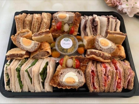 Mixed Sandwich and Savoury Platter by Buttercream Beauties